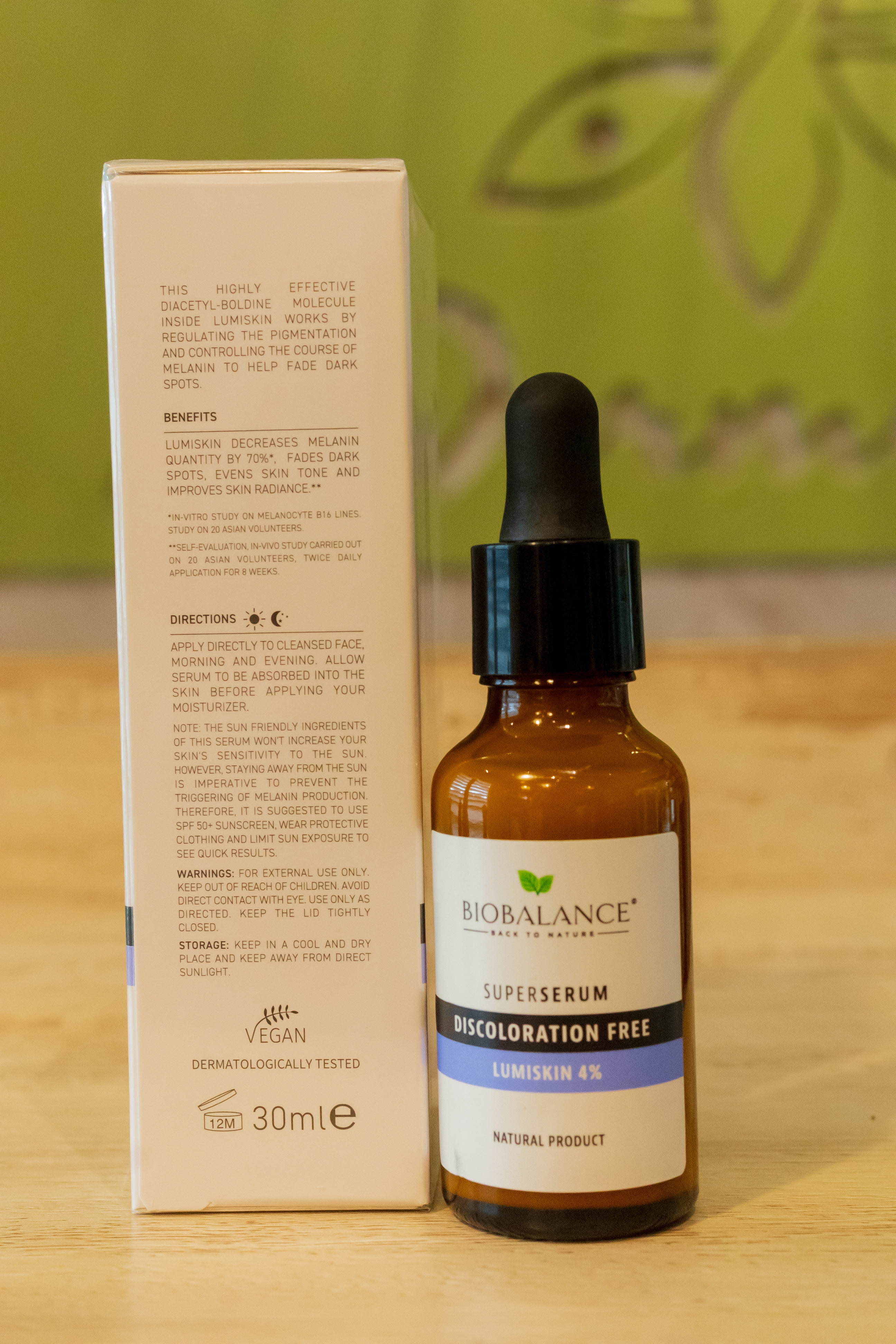 Disclororation free super serum